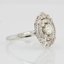 Bague ancienne diamants art déco