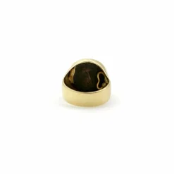 Bague ancienne en or avec pièce de monnaie du roi Agrippa Ier
