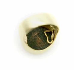 Bague ancienne en or avec pièce de monnaie du roi Agrippa Ier