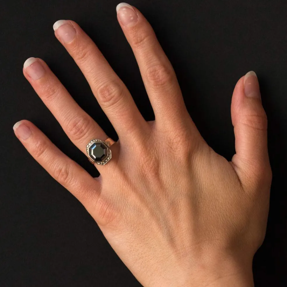 Bague ancienne hématite