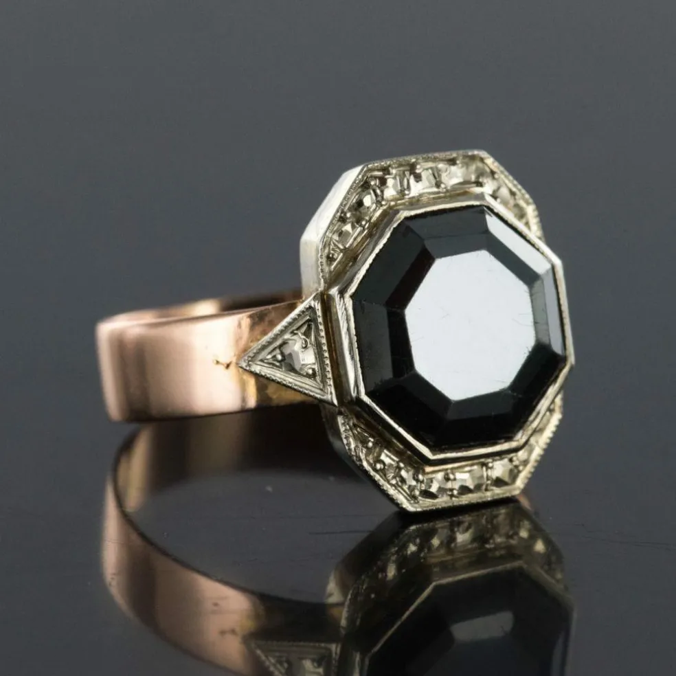 Bague ancienne hématite