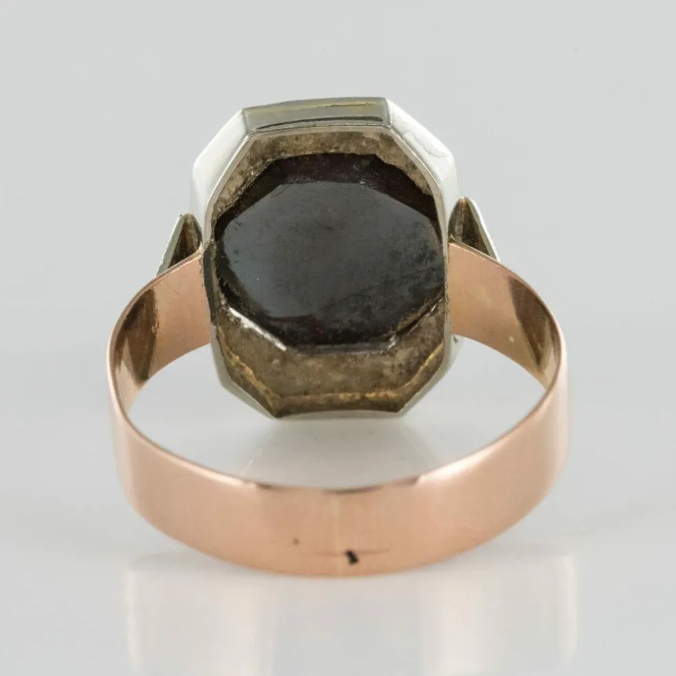 Bague ancienne hématite