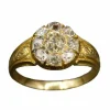 Bague ancienne Marguerite diamants