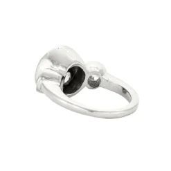 Bague ancienne or blanc et diamants