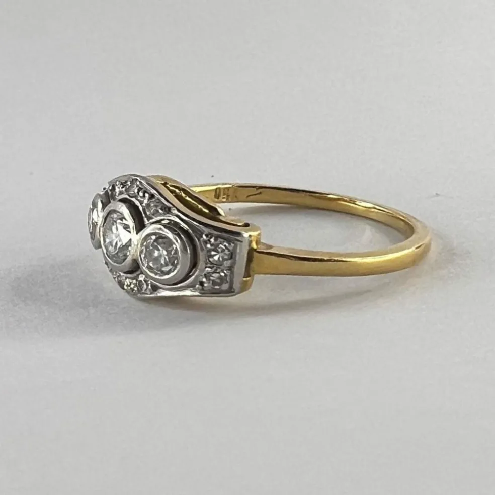 Bague Ancienne Or et Diamants