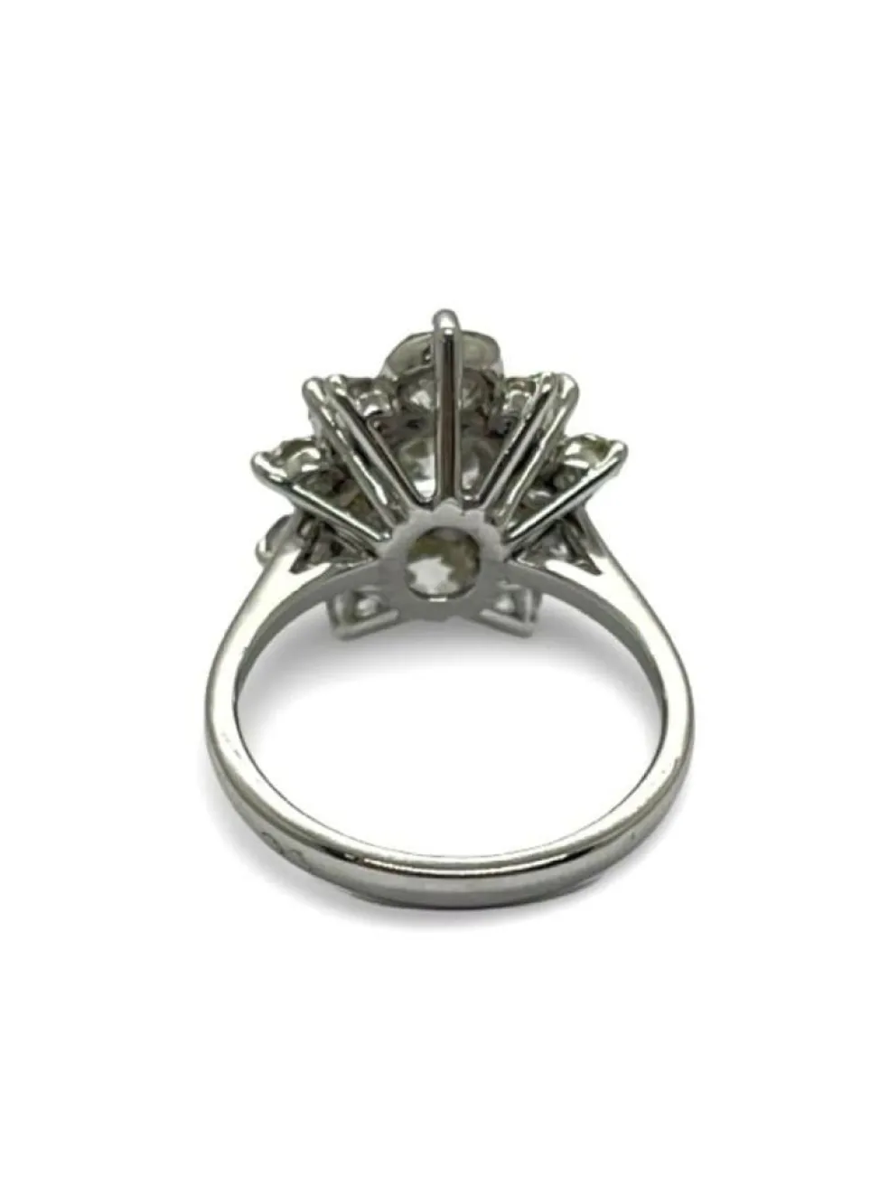Bague ancienne or et diamants 3,30 ct