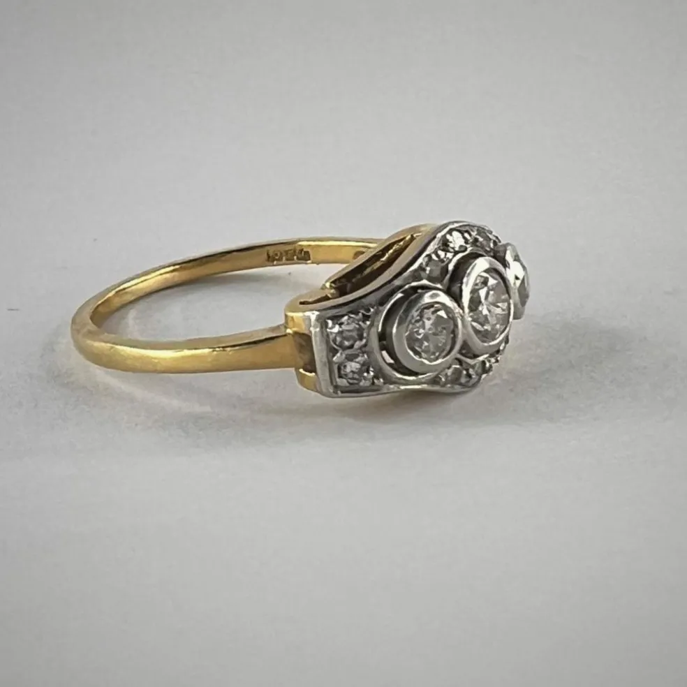Bague Ancienne Or et Diamants