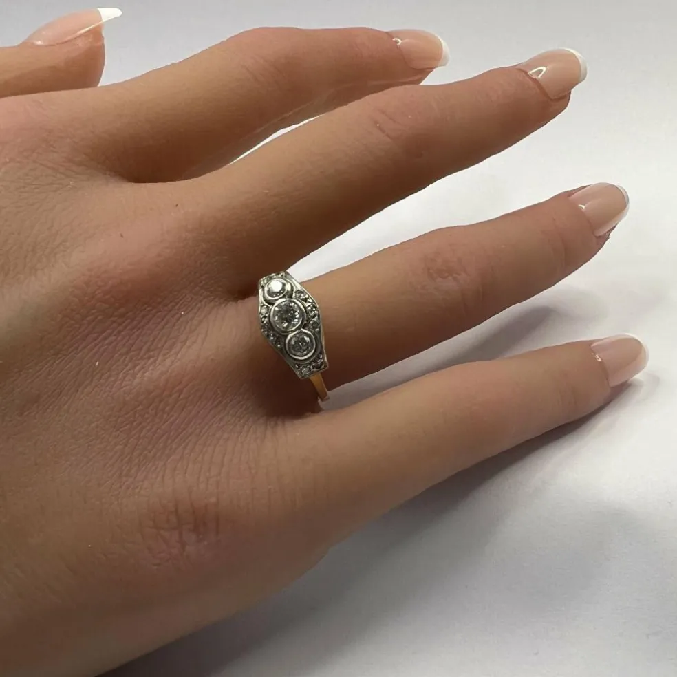 Bague Ancienne Or et Diamants