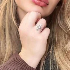 Bague Ancienne Or Jaune Diamants