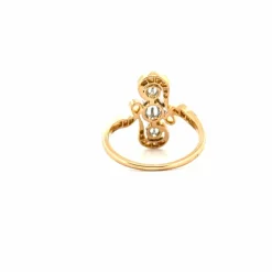 Bague Ancienne Or Jaune Diamants