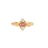 Bague Ancienne Rubis Diamants