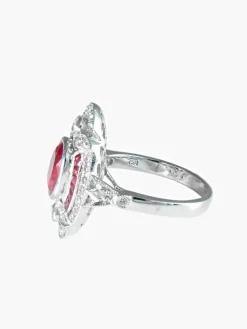 Bague ancienne Rubis et Diamants