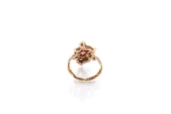 Bague ancienne rubis et diamants