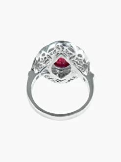 Bague ancienne Rubis et Diamants