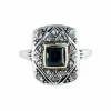 Bague Ancienne Saphir Diamants