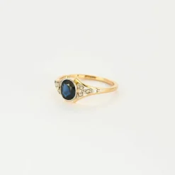 Bague ancienne saphir Verneuil.