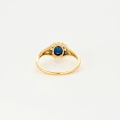 Bague ancienne saphir Verneuil.