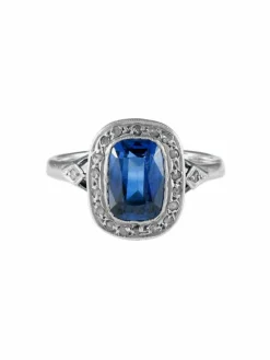 Bague Ancienne Spinelle synthétique