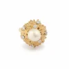 Bague Andrew Grima Perle Diamants Or Jaune