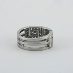 Bague anneau motif grec Diamants