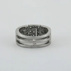 Bague anneau motif grec Diamants