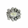 Bague années 50 diamants