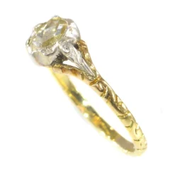 Bague antique Dutcha diamant taille rose
