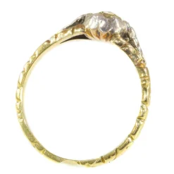 Bague antique Dutcha diamant taille rose