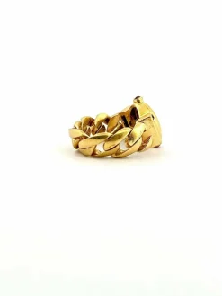 Bague antique or jaune et diamants
