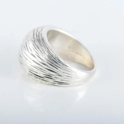 Bague Argent Dôme