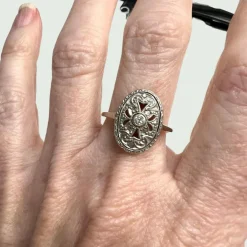BAGUE ART DÉCO ANNÉES 1930-35