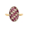 Bague Art Déco Arlequin Diamants