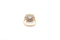 Bague art déco diamant 1,06cts F/SI2