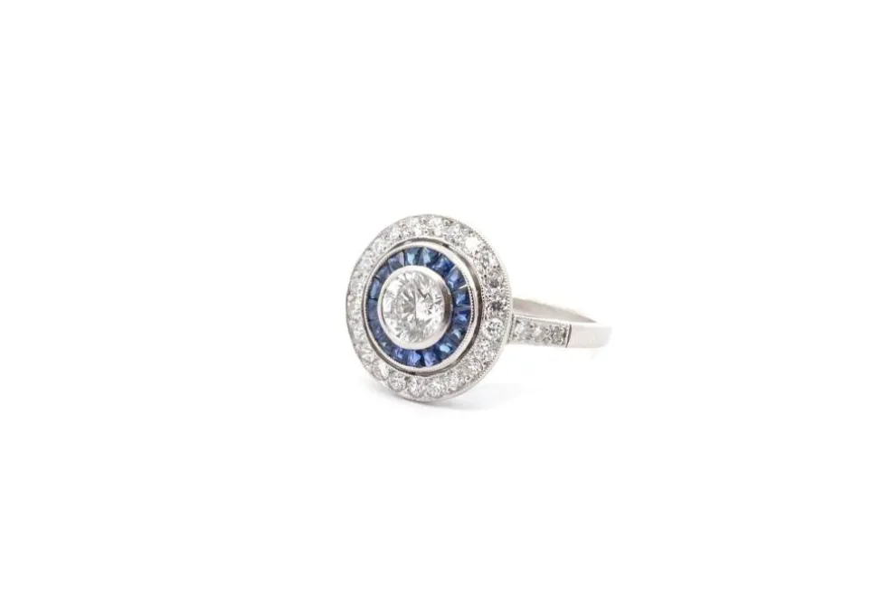 Bague art déco diamant de 0,71ct G/SI1