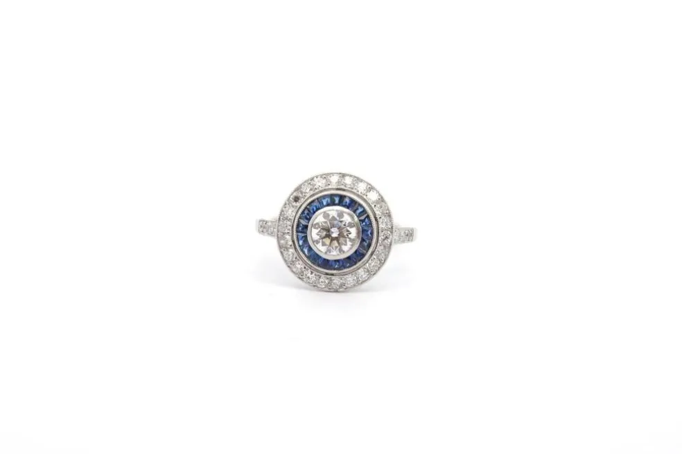 Bague art déco diamant de 0,71ct G/SI1