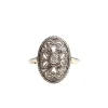 BAGUE ART DÉCO DIAMANTS