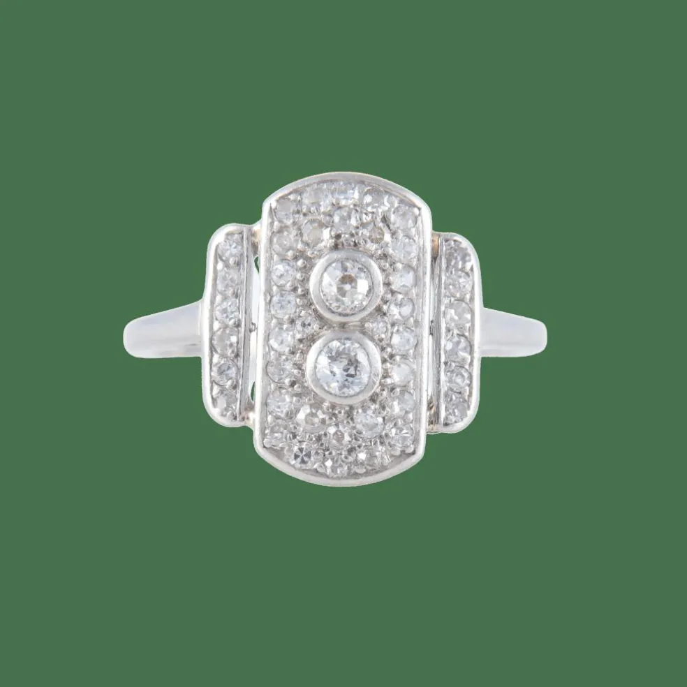 Bague Art Déco Diamants