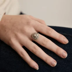 Bague Art Déco diamants