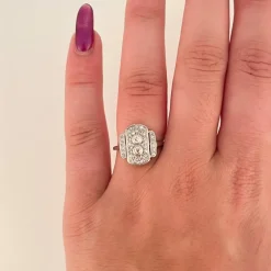 Bague Art Déco Diamants