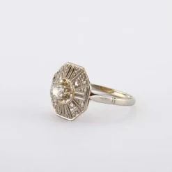 Bague Art Déco diamants