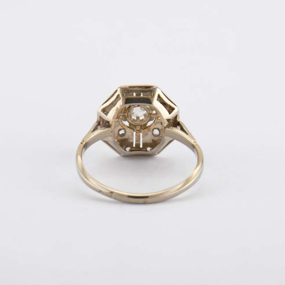 Bague Art Déco diamants