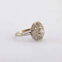 Bague Art Déco diamants