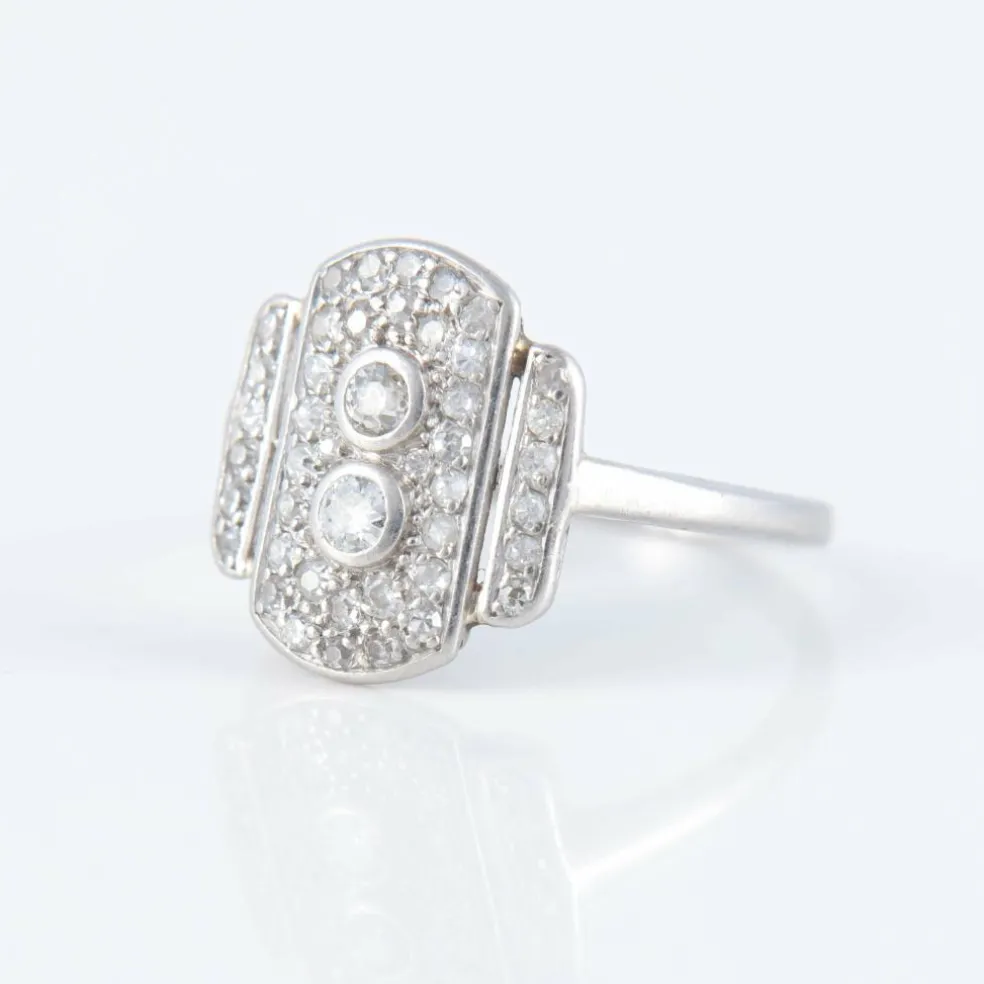 Bague Art Déco Diamants