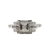 Bague Art Déco Diamants Or Blanc et Platine