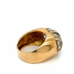 Bague Art Déco Diamants Or Argent