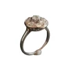 Bague Art Déco Diamants, Platine.