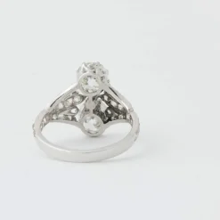Bague Art Déco Diamants Platine
