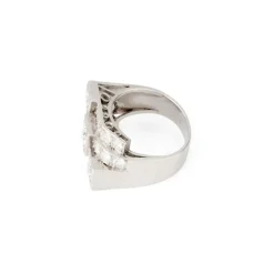 Bague Art Déco Diamants Platine