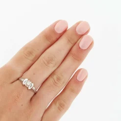 Bague Art Déco Or blanc Diamant