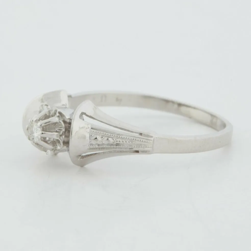 Bague Art Déco Or blanc Diamant